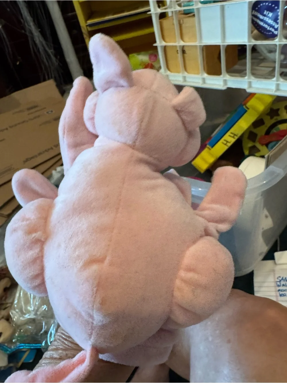 Plush Pink Pig Hand Puppet